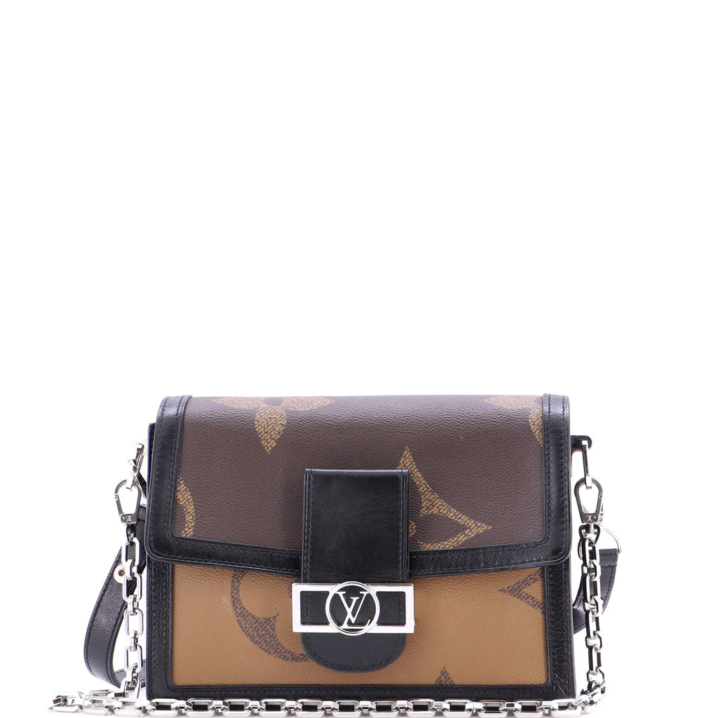 Dauphine Shoulder Bag Reverse Monogram Giant MM