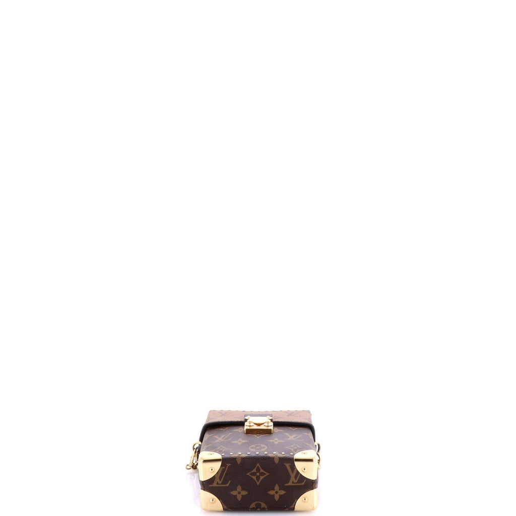 Camera Box NM Handbag Studded Reverse Monogram Canvas
