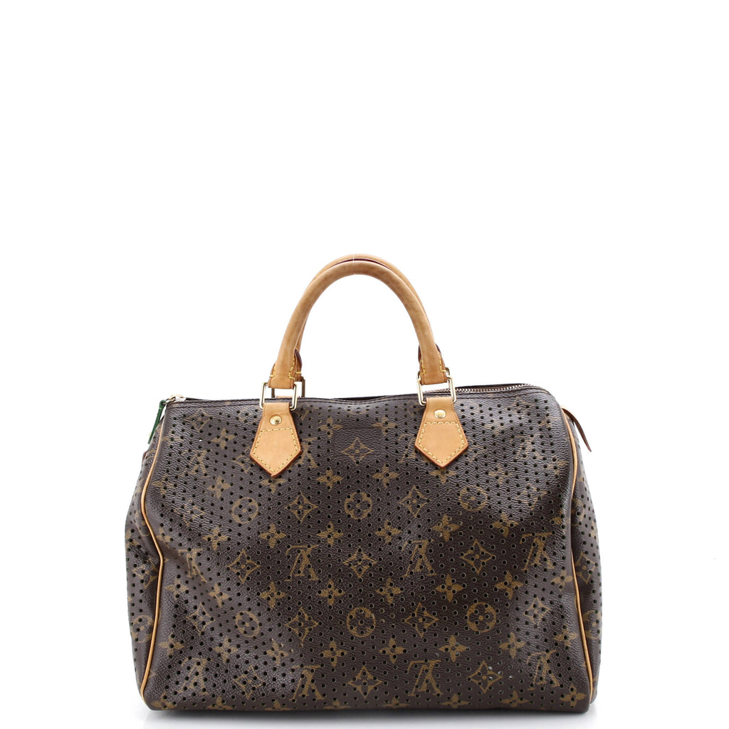 Speedy Handbag Perforated Monogram Canvas 30