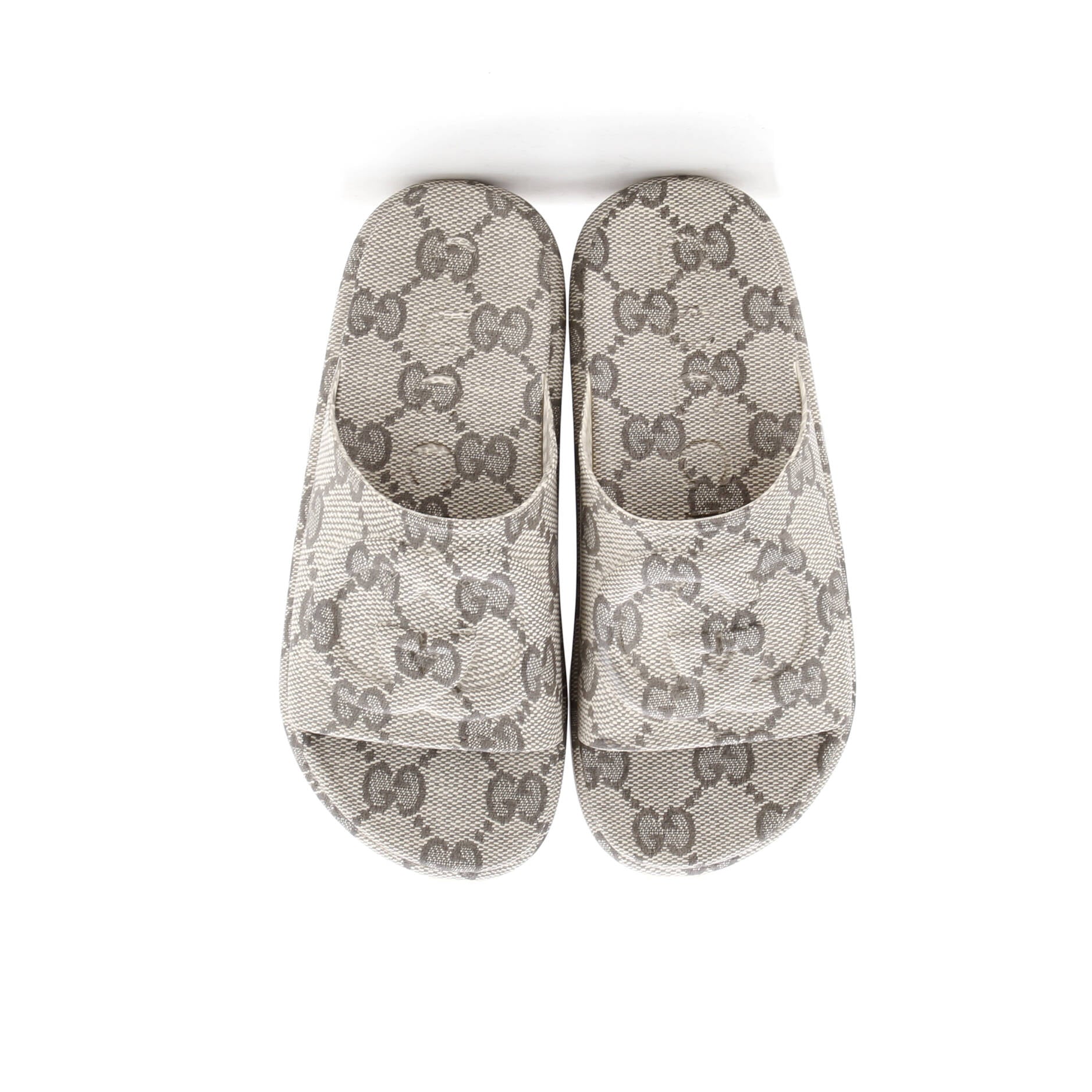 Interlocking G Platform Slide Sandals GG Rubber