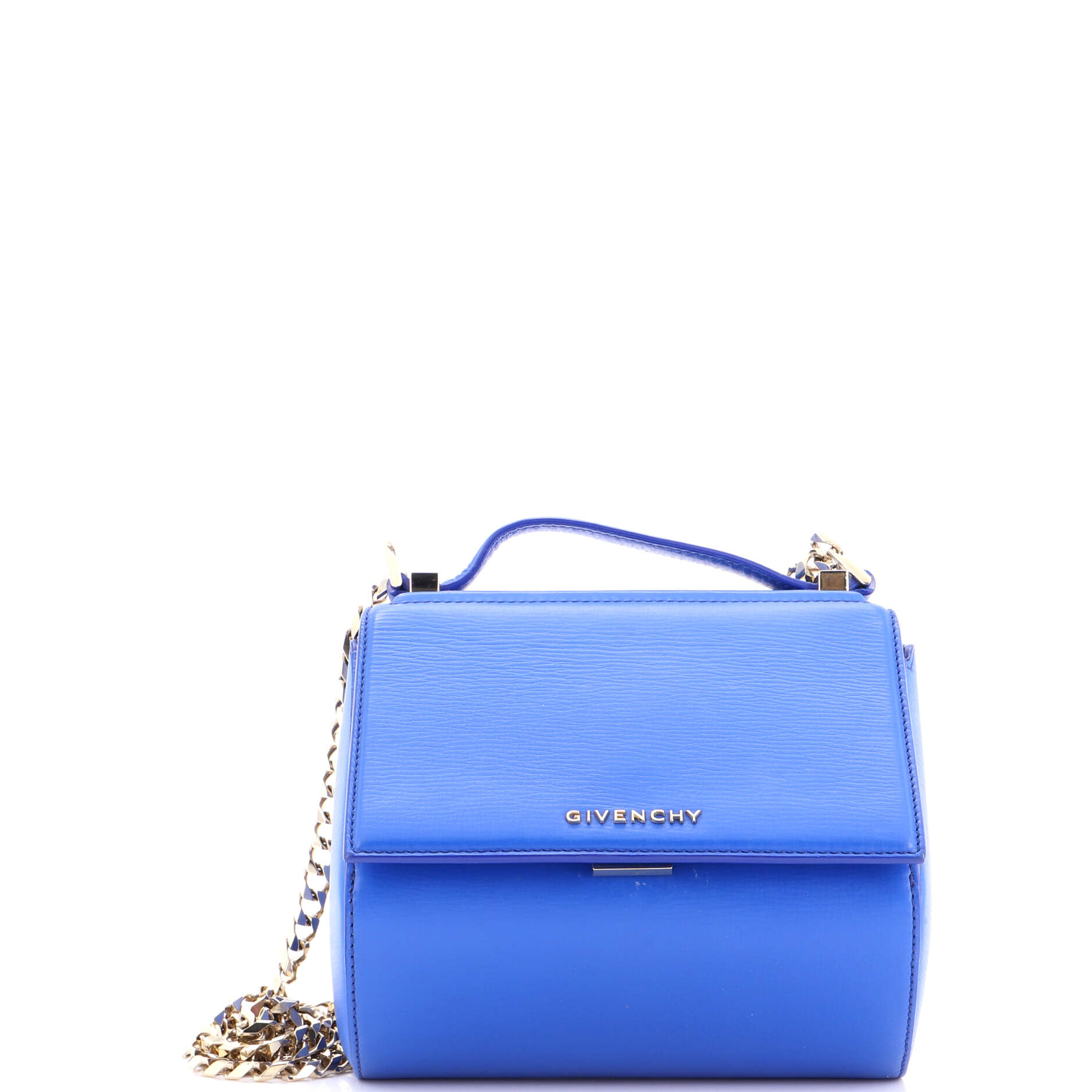 Chain Pandora Box Bag Leather Mini