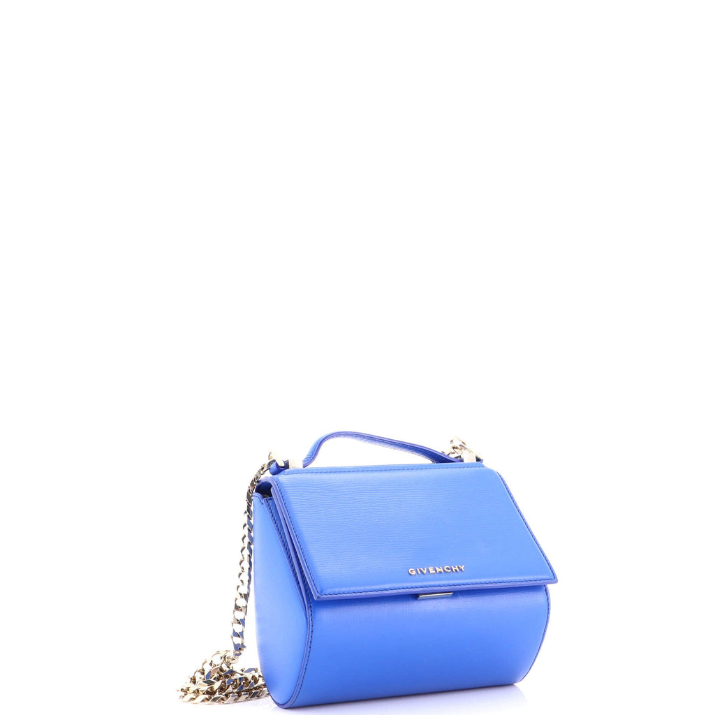 Chain Pandora Box Bag Leather Mini