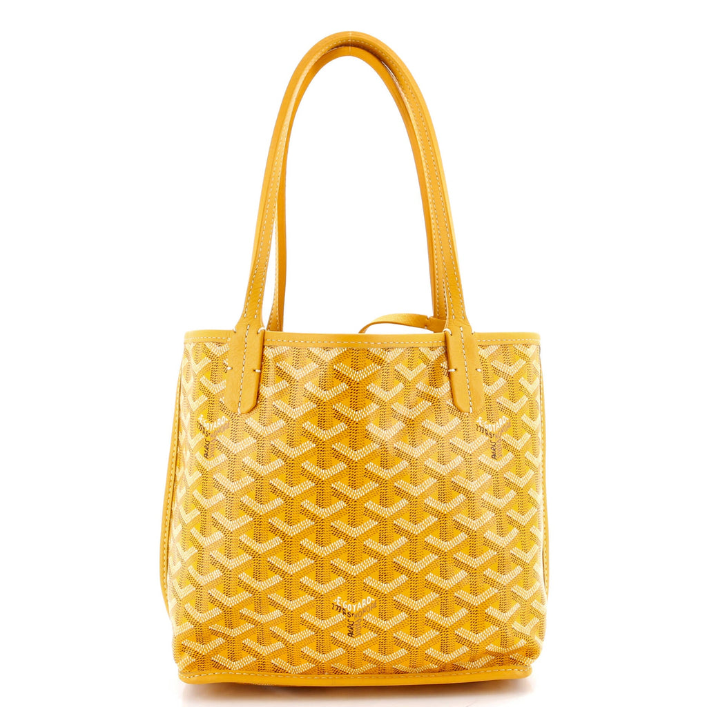 Anjou Reversible Tote Coated Canvas Mini