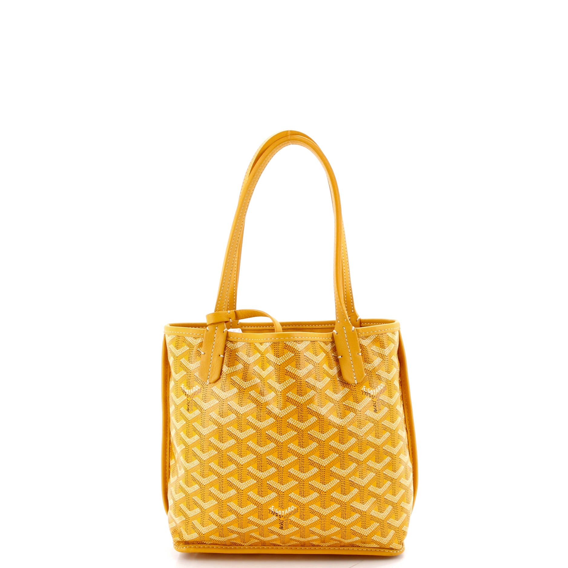 Anjou Reversible Tote Coated Canvas Mini