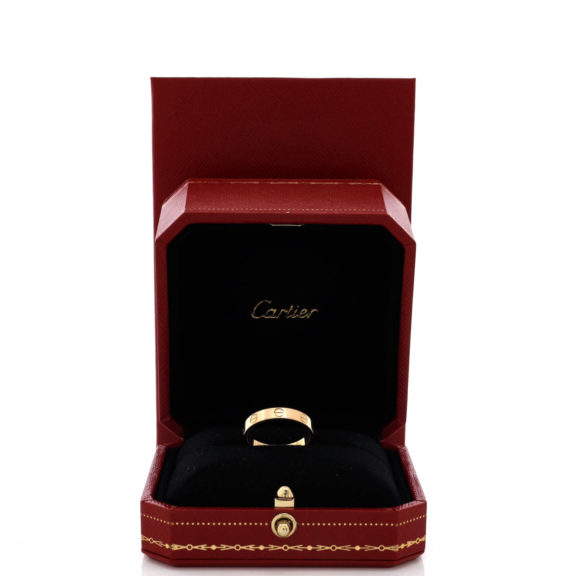 Love Wedding Band Ring 18K Yellow Gold