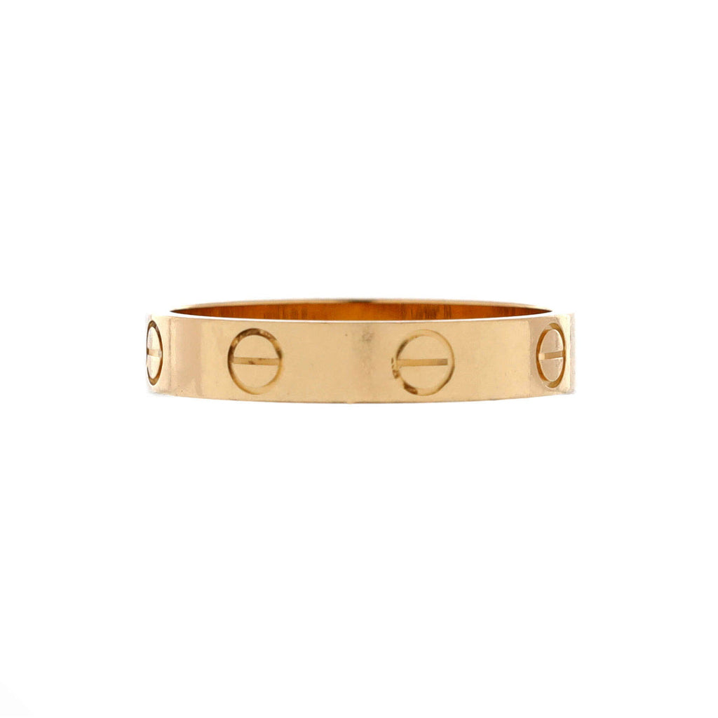 Love Wedding Band Ring 18K Yellow Gold
