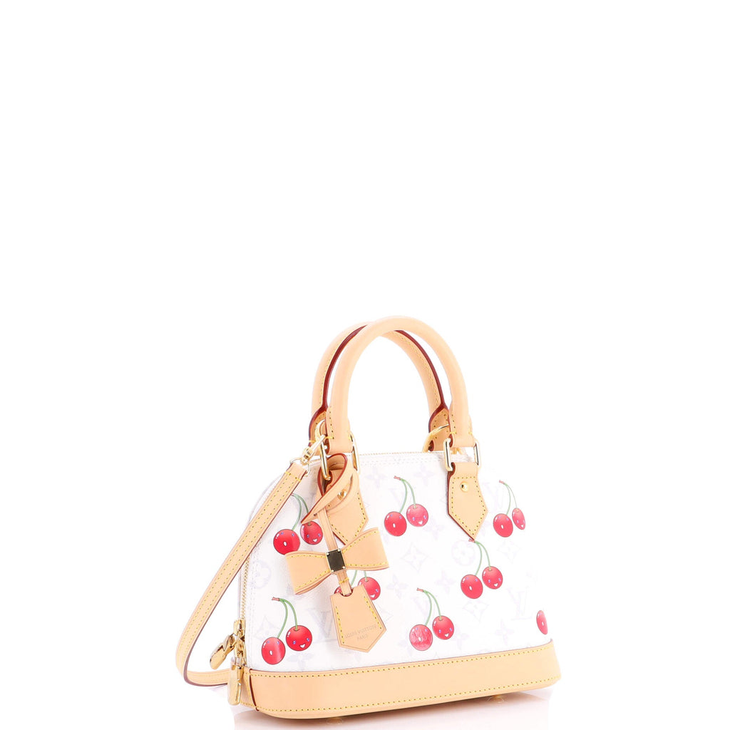 x Takashi Murakami Alma Handbag Limited Edition Monogram Cerises BB