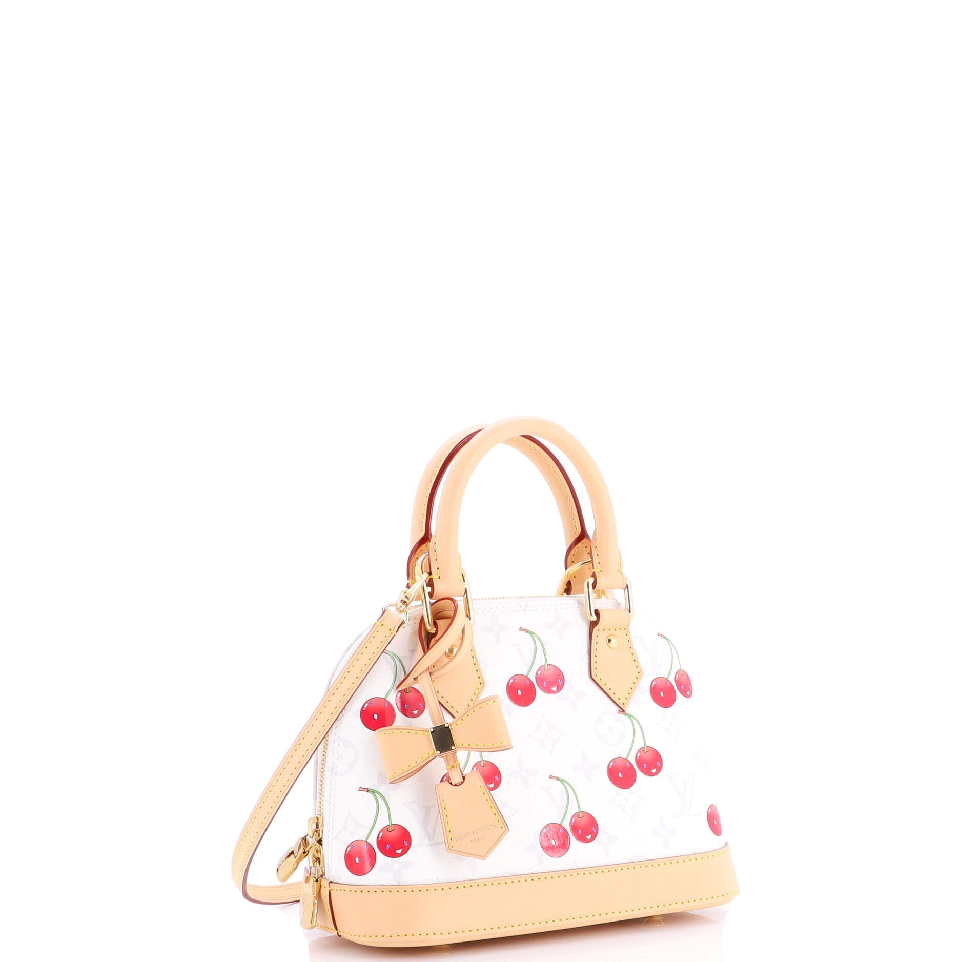 x Takashi Murakami Alma Handbag Limited Edition Monogram Cerises BB