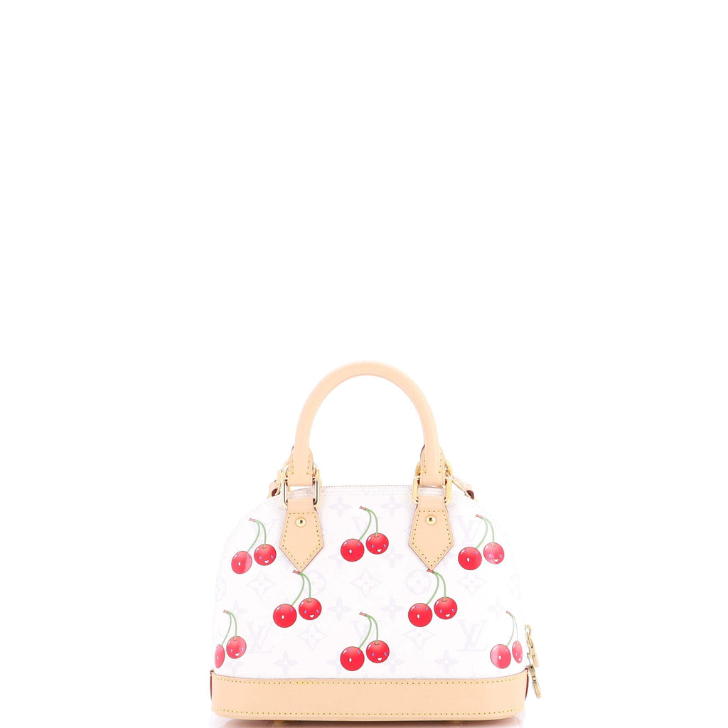 x Takashi Murakami Alma Handbag Limited Edition Monogram Cerises BB