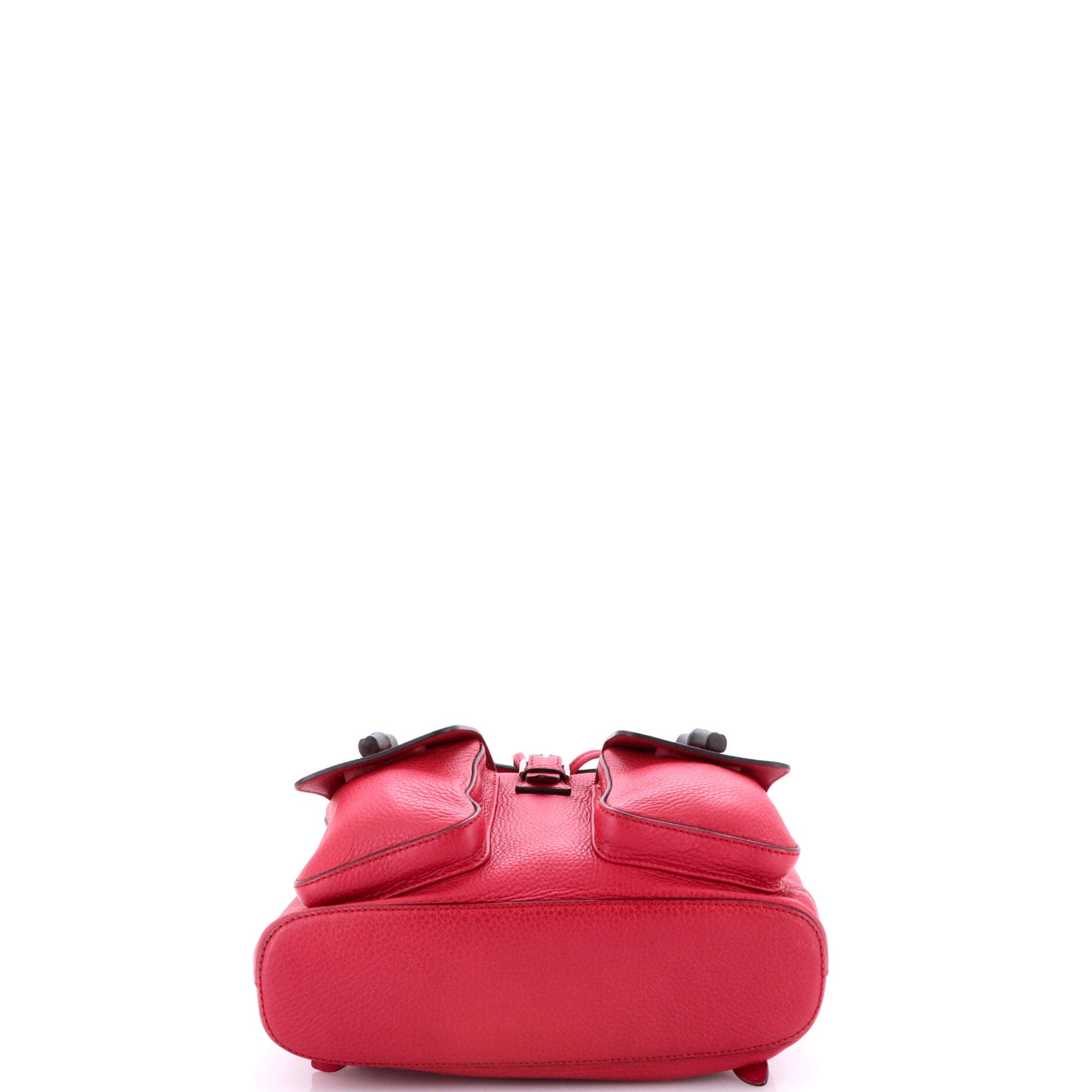 Bamboo Tassel Backpack Leather Medium