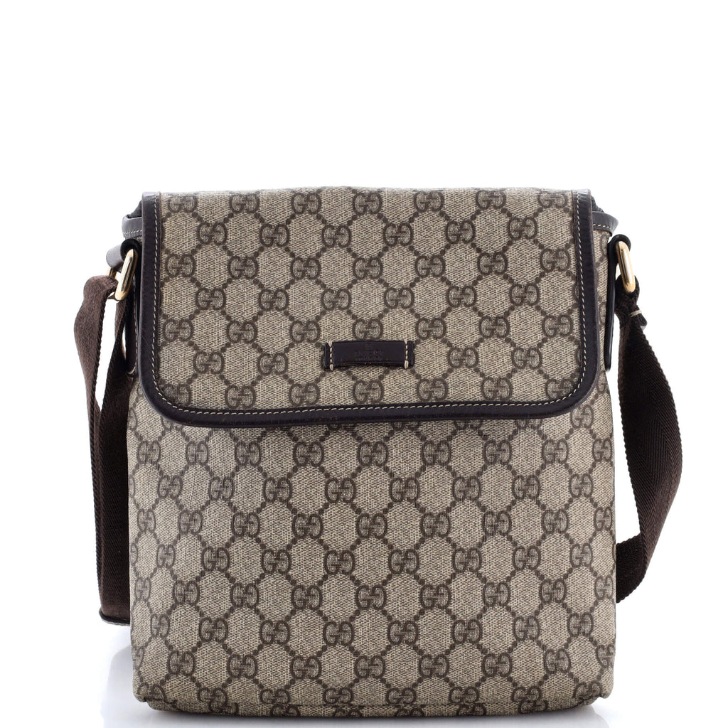 Flap Messenger GG Coated Canvas Small