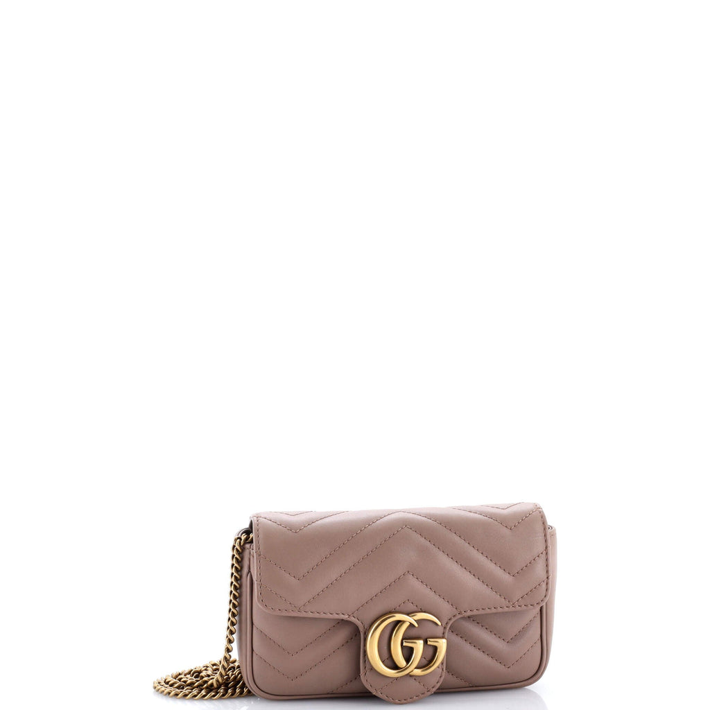 GG Marmont Flap Bag Matelasse Leather Mini