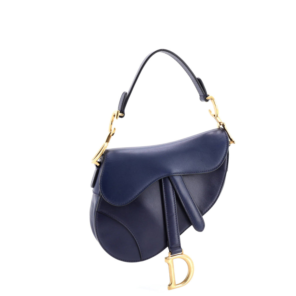 Saddle Handbag Leather Mini
