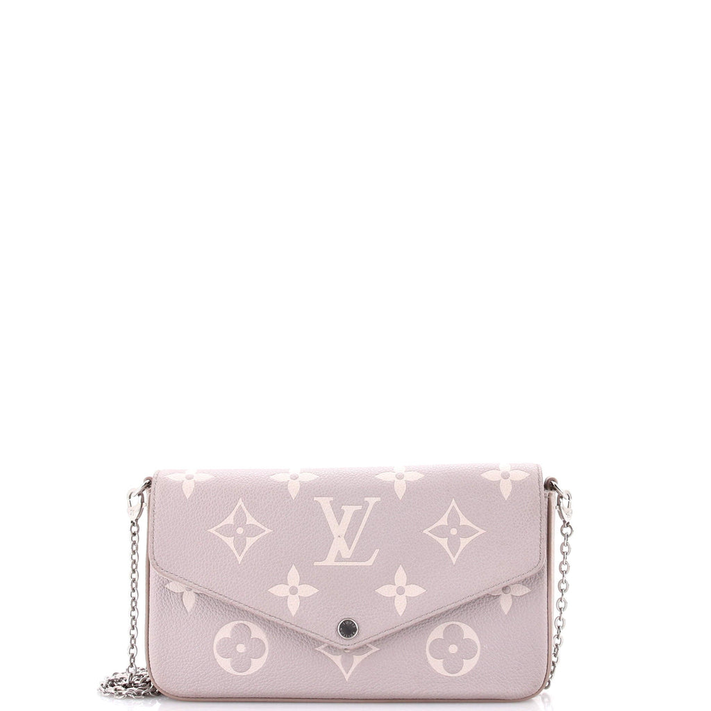Felicie Pochette Bicolor Monogram Empreinte Giant