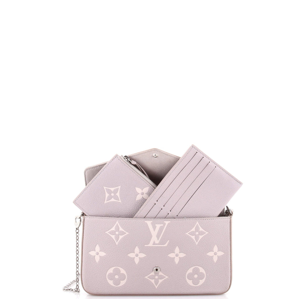 Felicie Pochette Bicolor Monogram Empreinte Giant