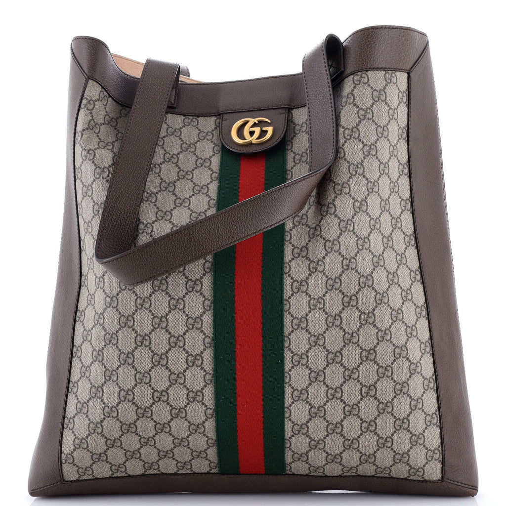 Ophidia Soft Open Tote GG Coated Canvas Large