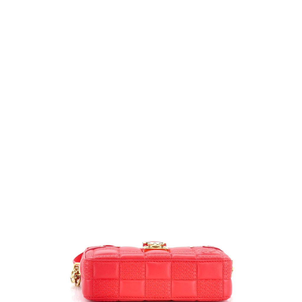 Troca Handbag Damier Quilted Lambskin PM