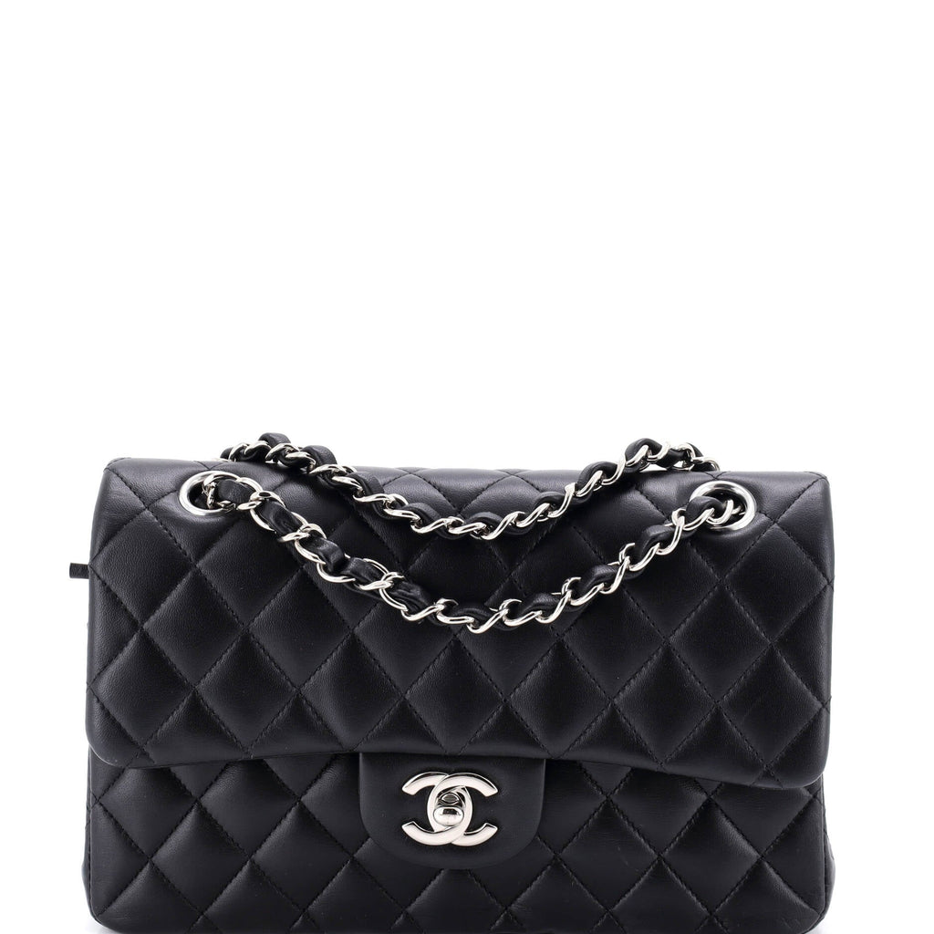 Classic Double Flap Bag Quilted Lambskin Small