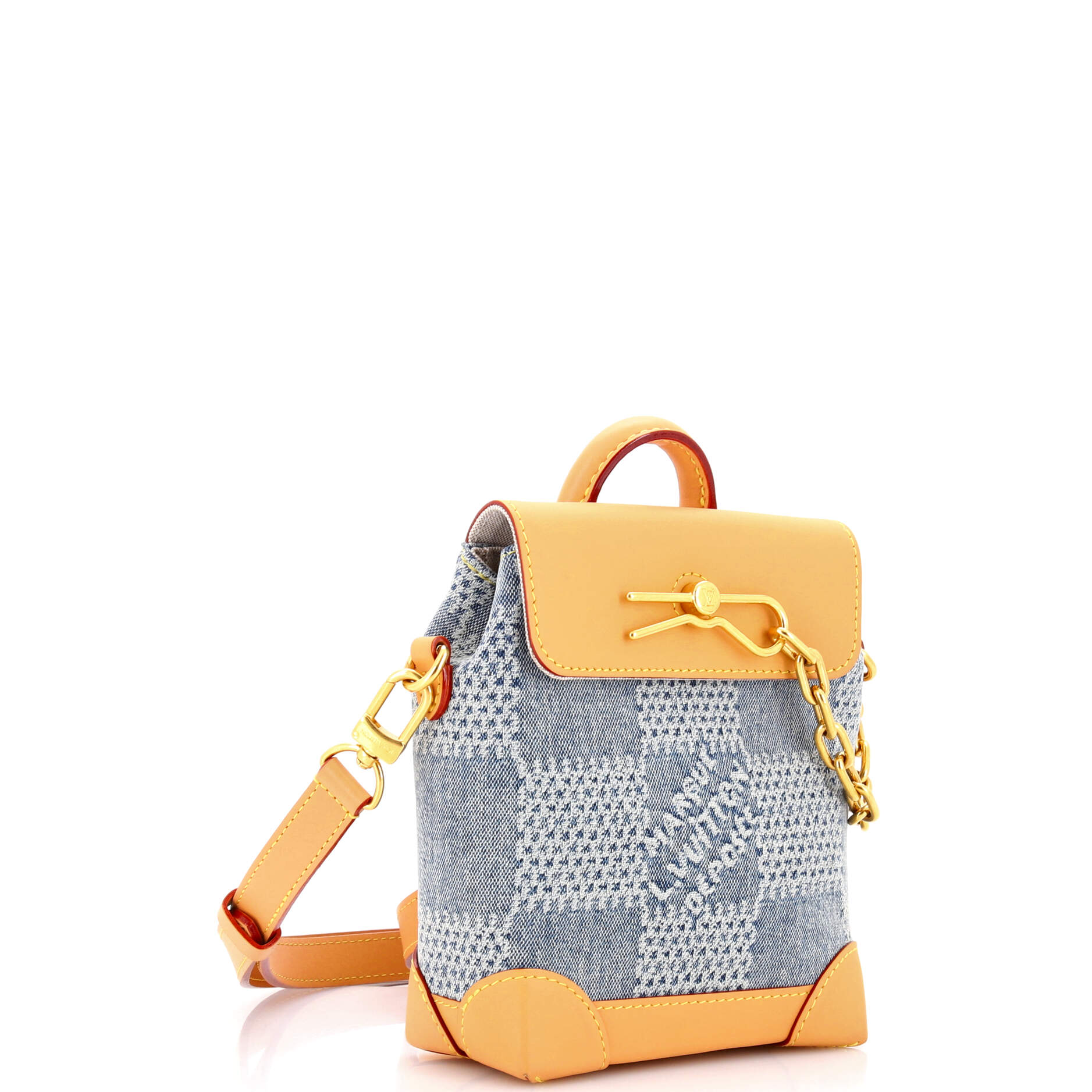 Steamer Bag Damier 3D Denim Nano