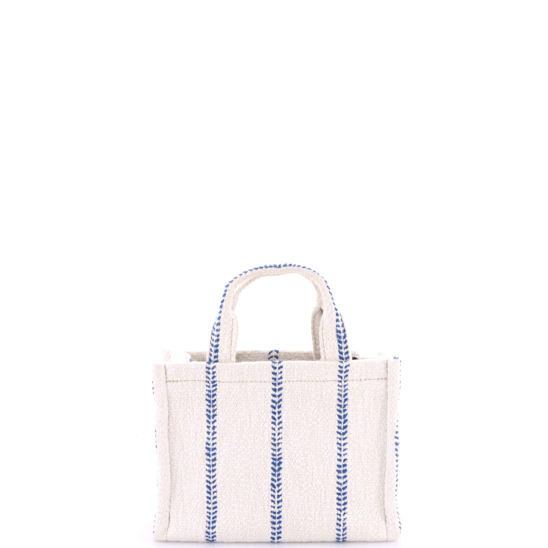 Cabas Thais Tote Triomphe Striped Textile Small