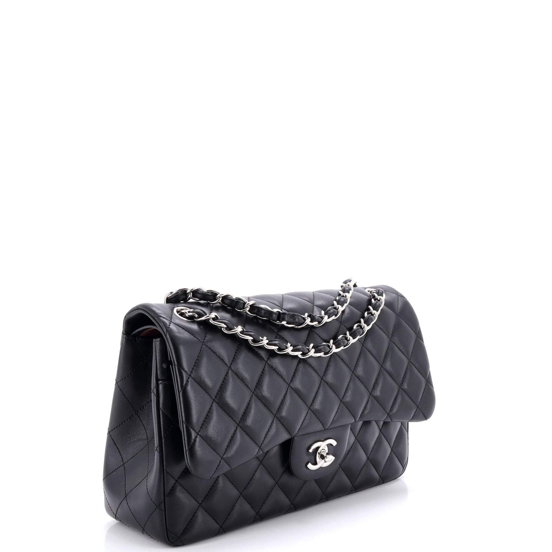 Classic Double Flap Bag Quilted Lambskin Jumbo