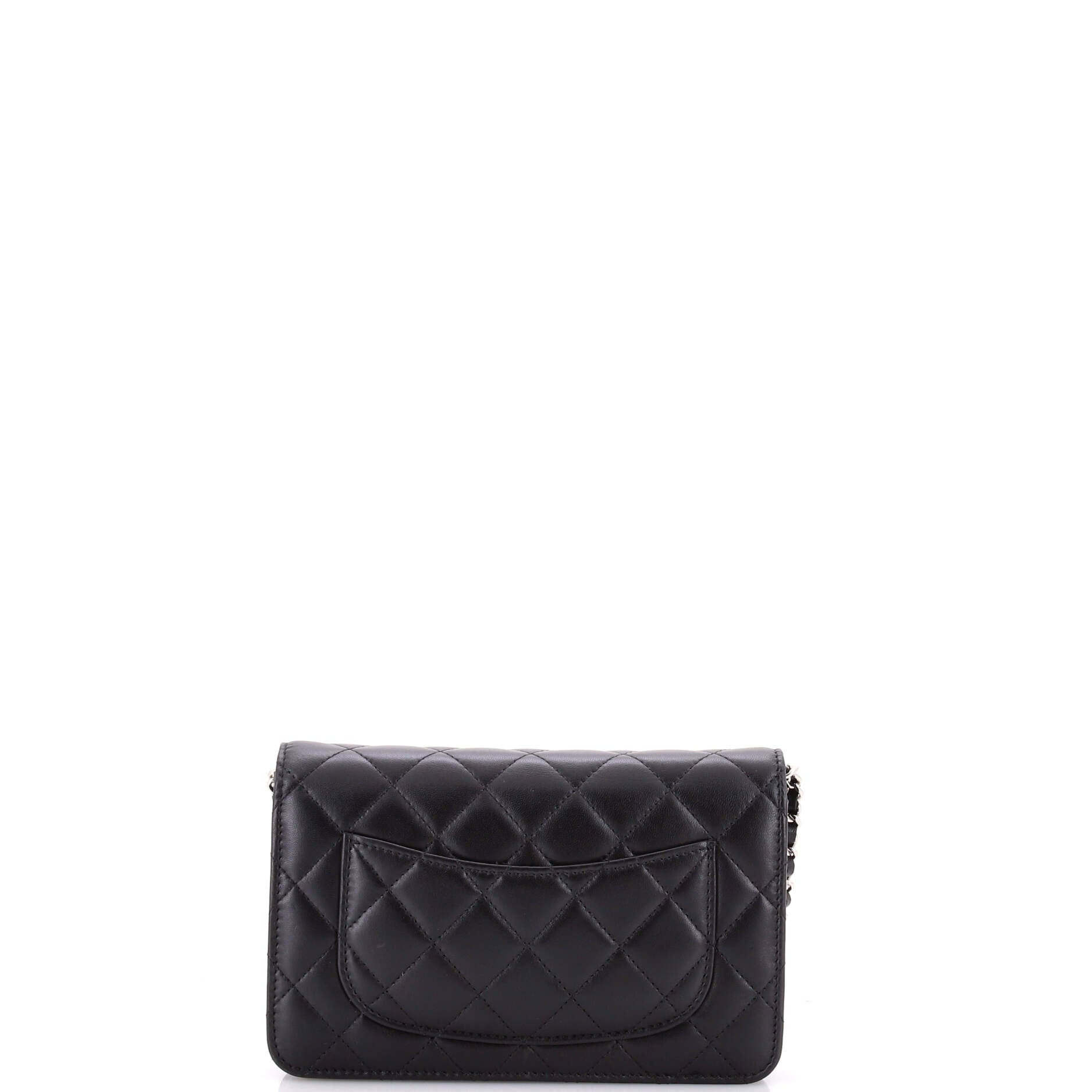 Wallet on Chain Quilted Lambskin