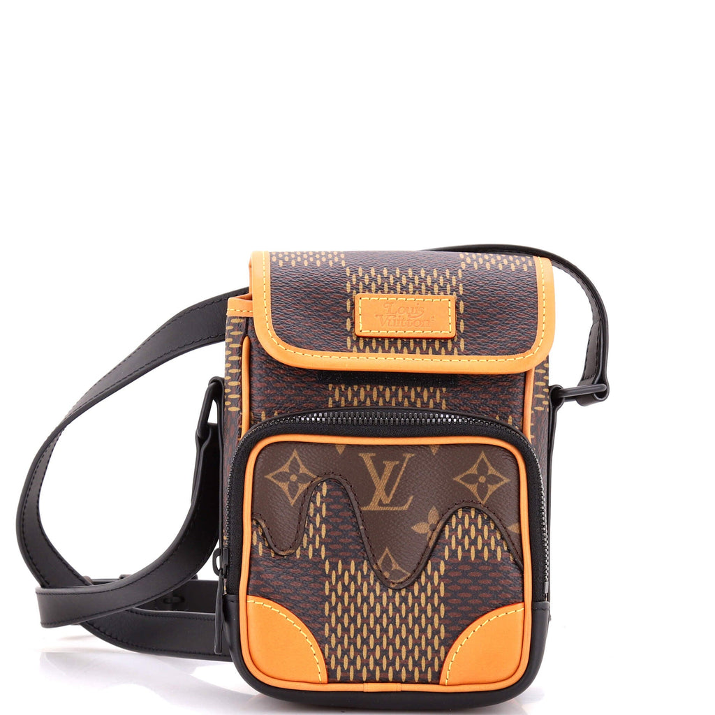 Nigo Amazone Messenger Bag Limited Edition Giant Damier and Monogram Canvas Nano