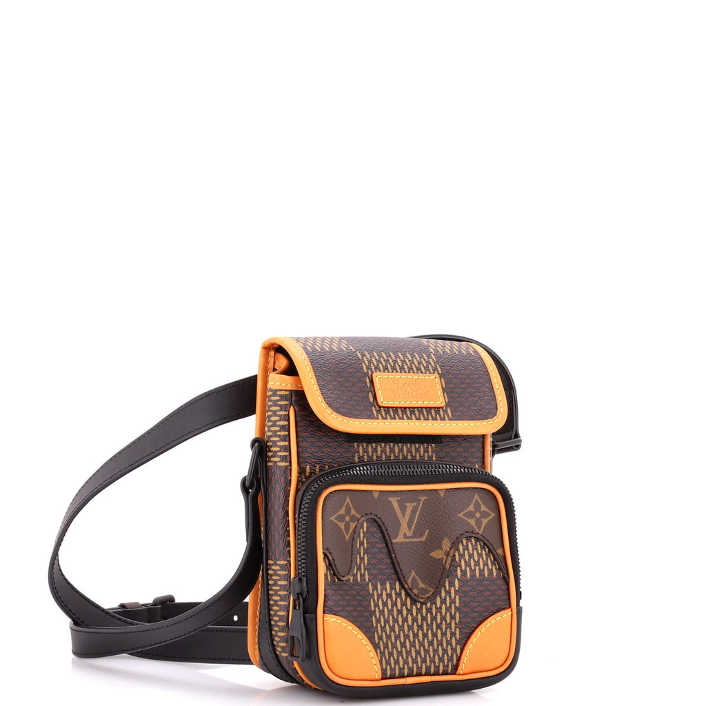 Nigo Amazone Messenger Bag Limited Edition Giant Damier and Monogram Canvas Nano