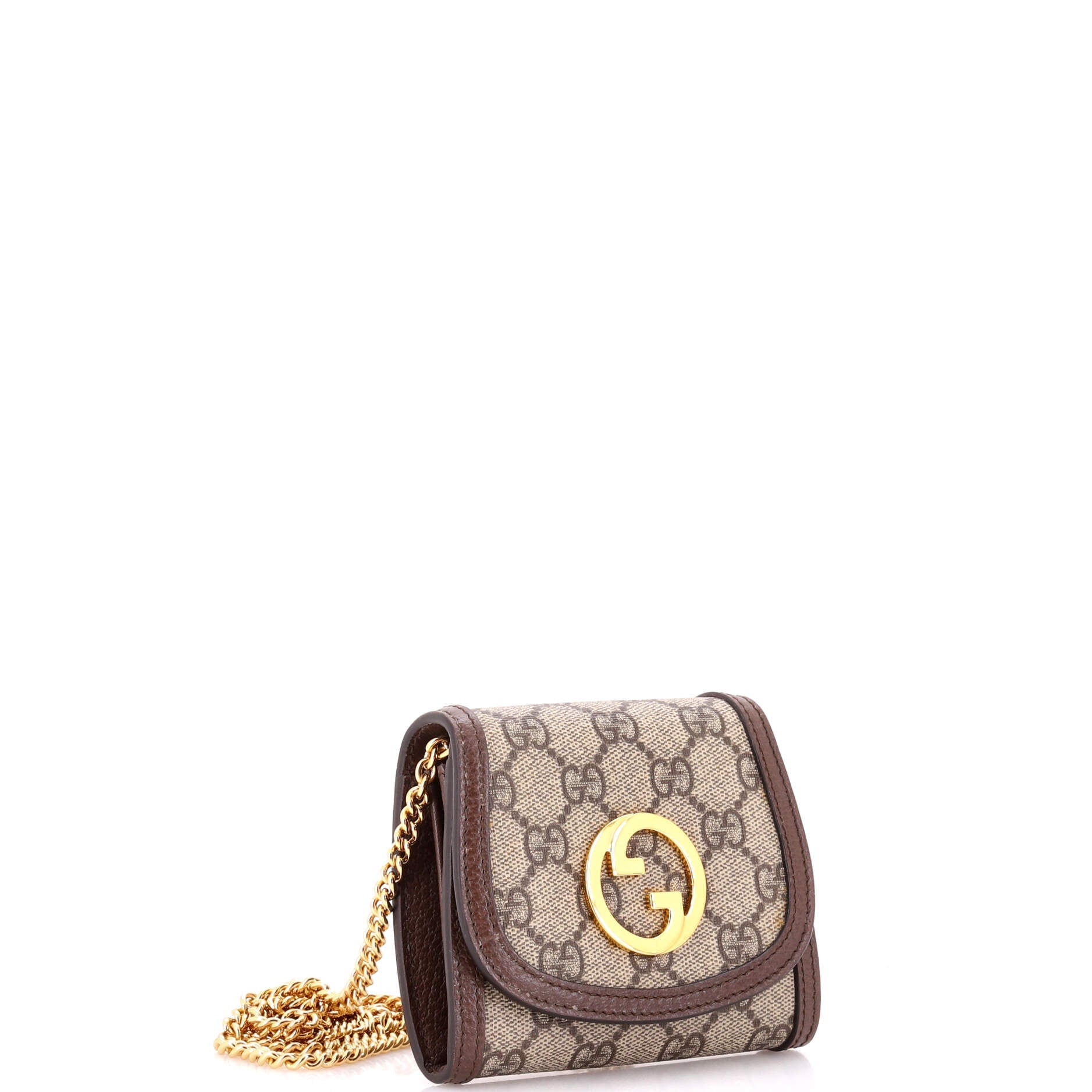 Blondie NM Wallet on Chain GG Coated Canvas Medium