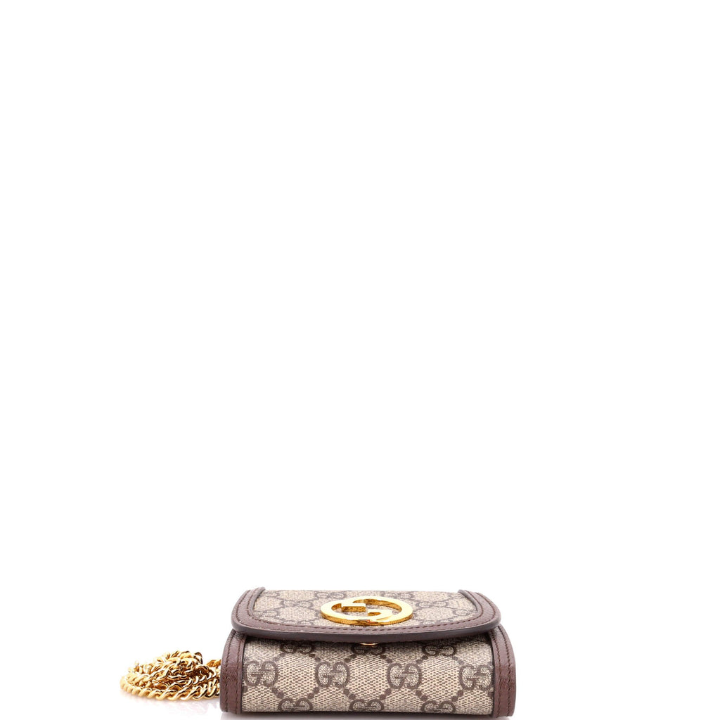 Blondie NM Wallet on Chain GG Coated Canvas Medium
