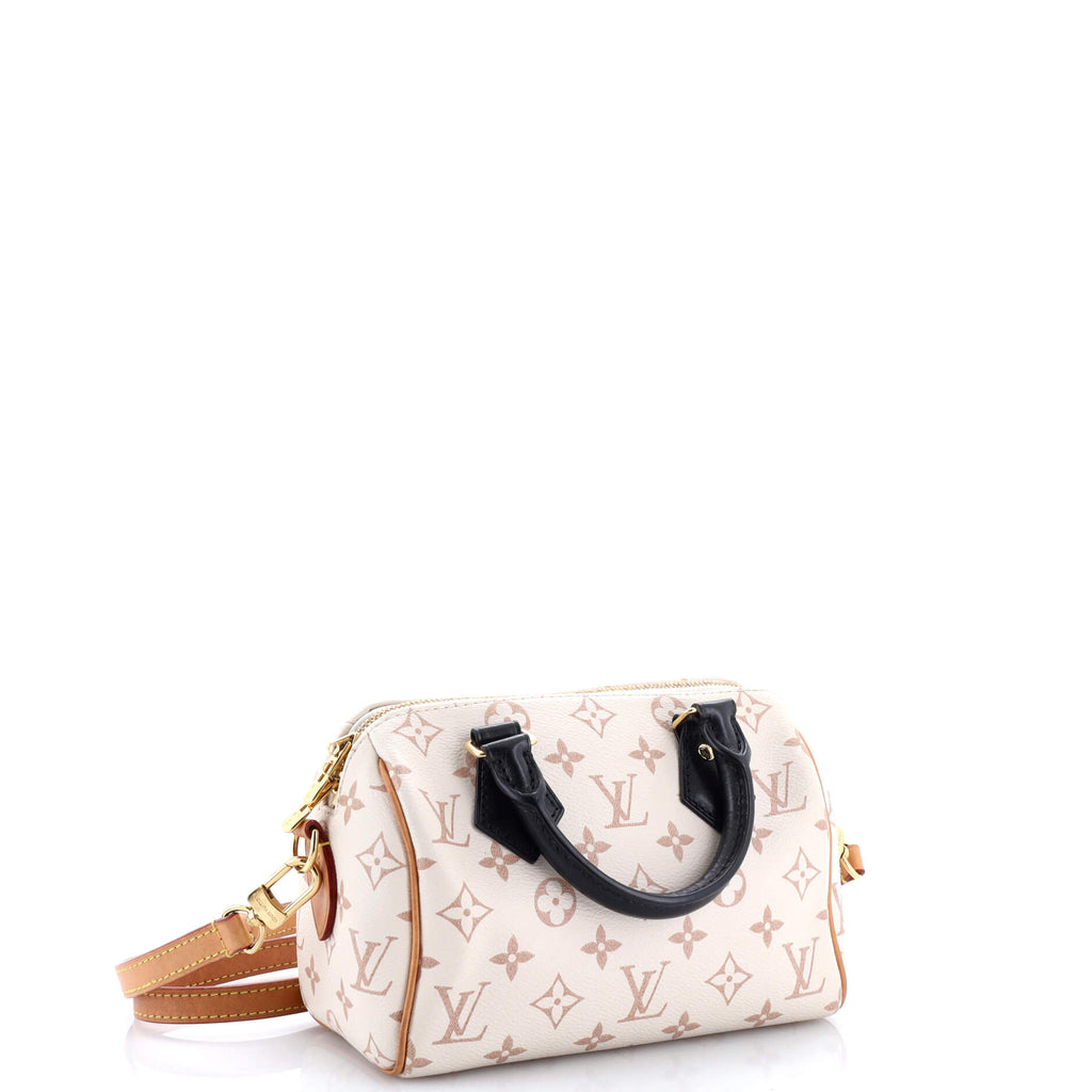 Speedy Bandouliere Bag Monogram Dune Canvas 20