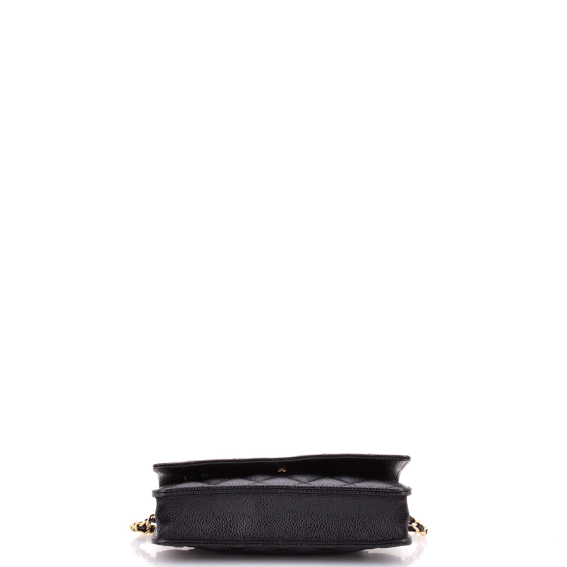 Wallet on Chain Quilted Caviar