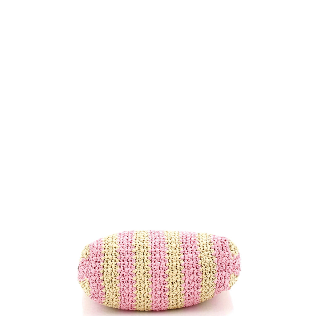 Logo Tote Raffia Small