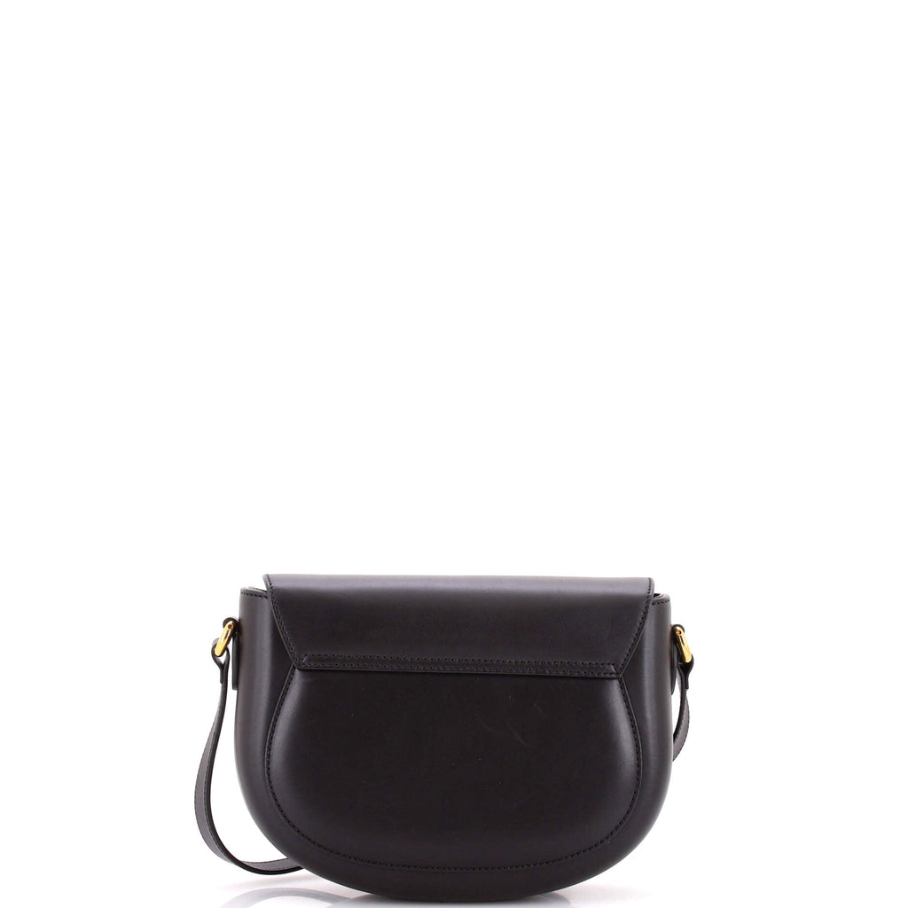 Charisma Flap Shoulder Bag Embossed Leather