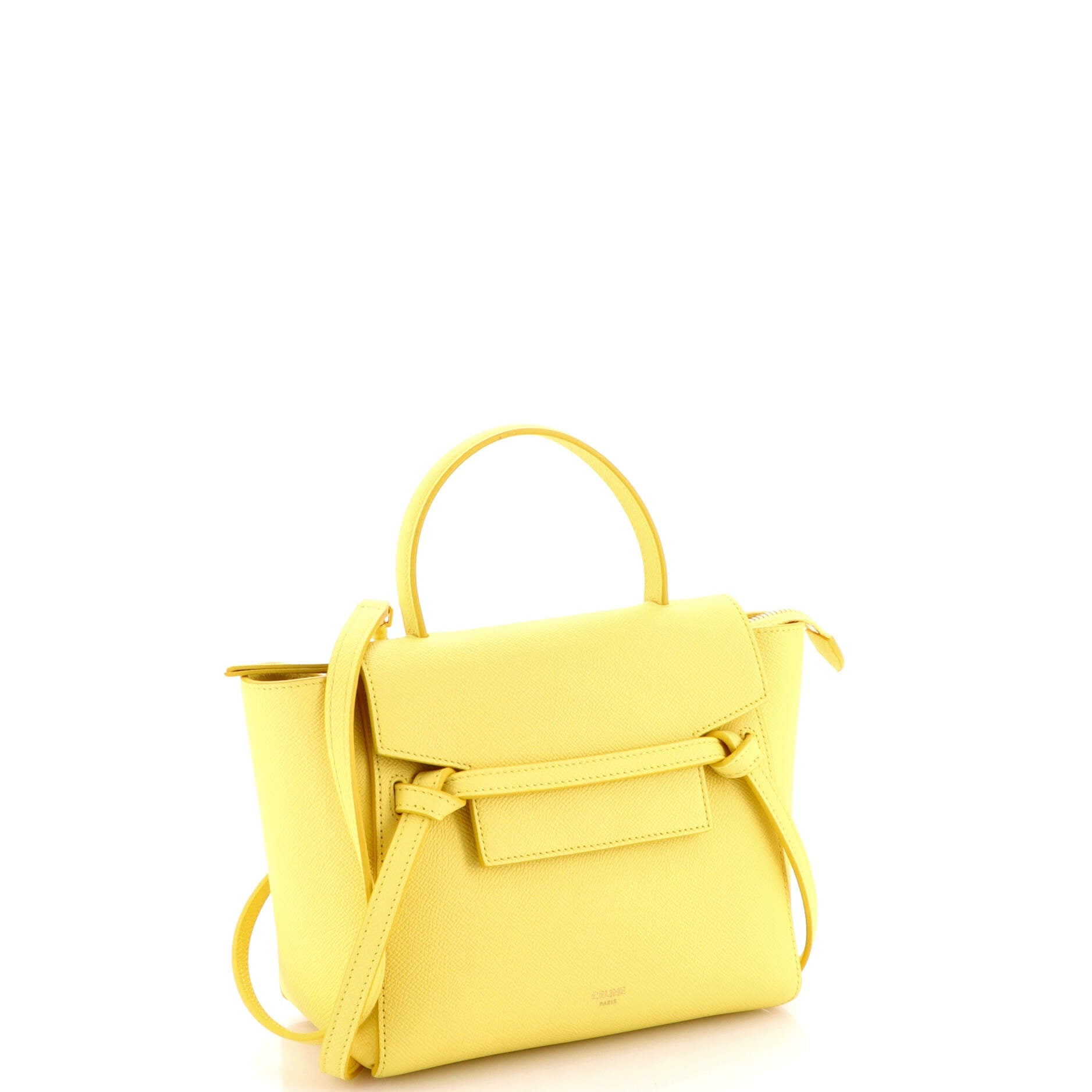 Belt Bag Textured Leather Nano