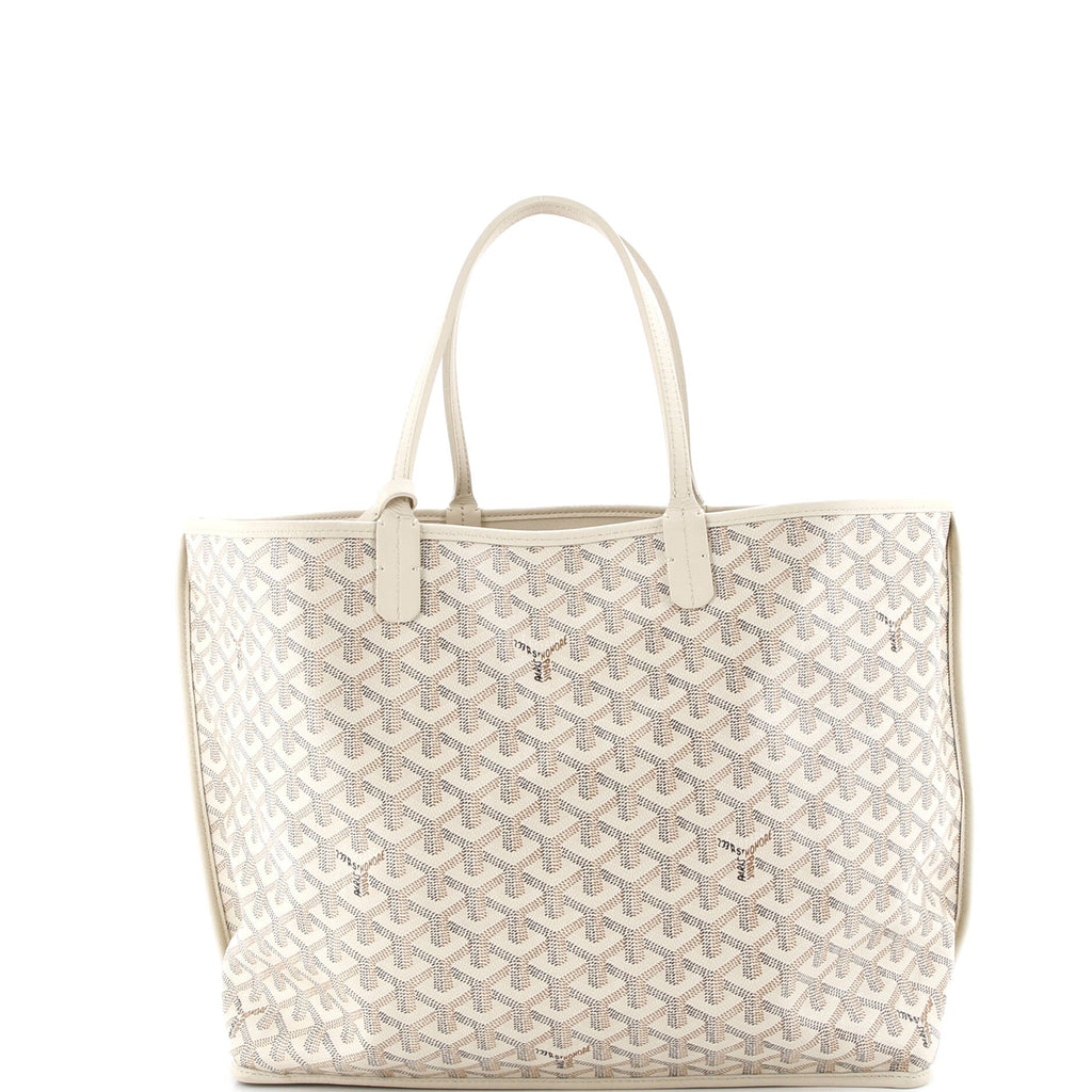 Anjou Reversible Tote Embroidered Coated Canvas PM