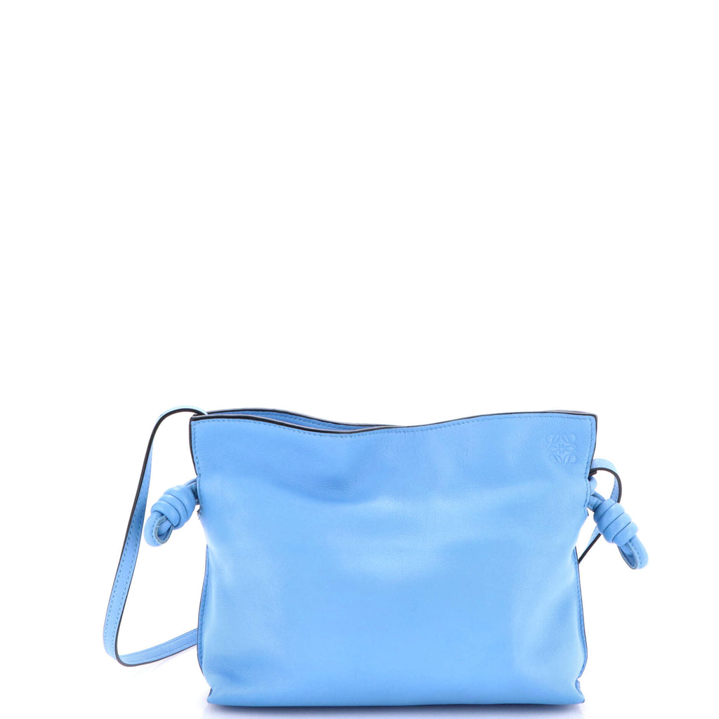 Flamenco Knot Clutch Leather Mini