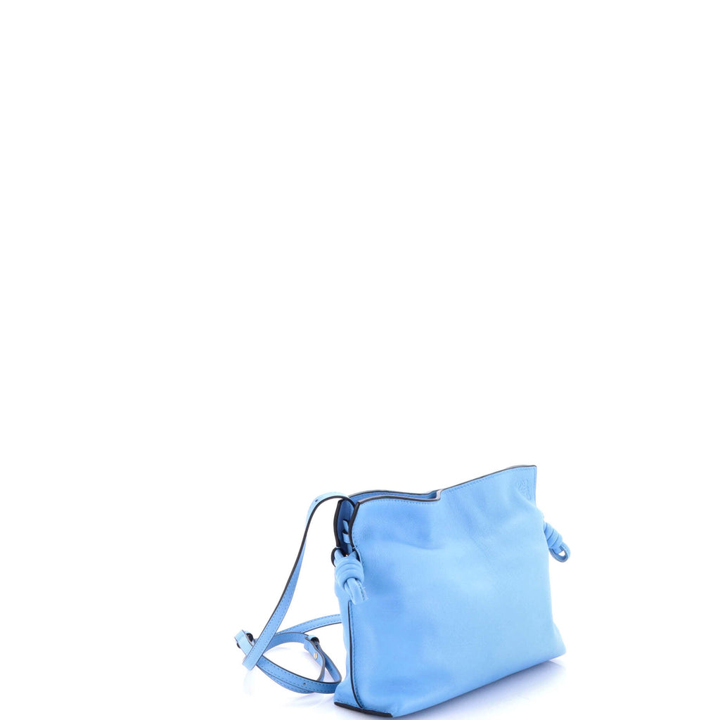 Flamenco Knot Clutch Leather Mini