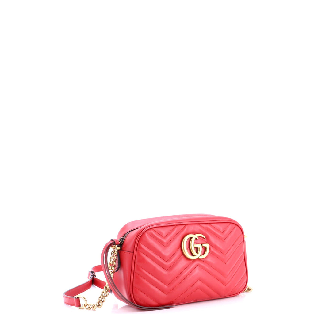 GG Marmont Shoulder Bag Matelasse Leather Small