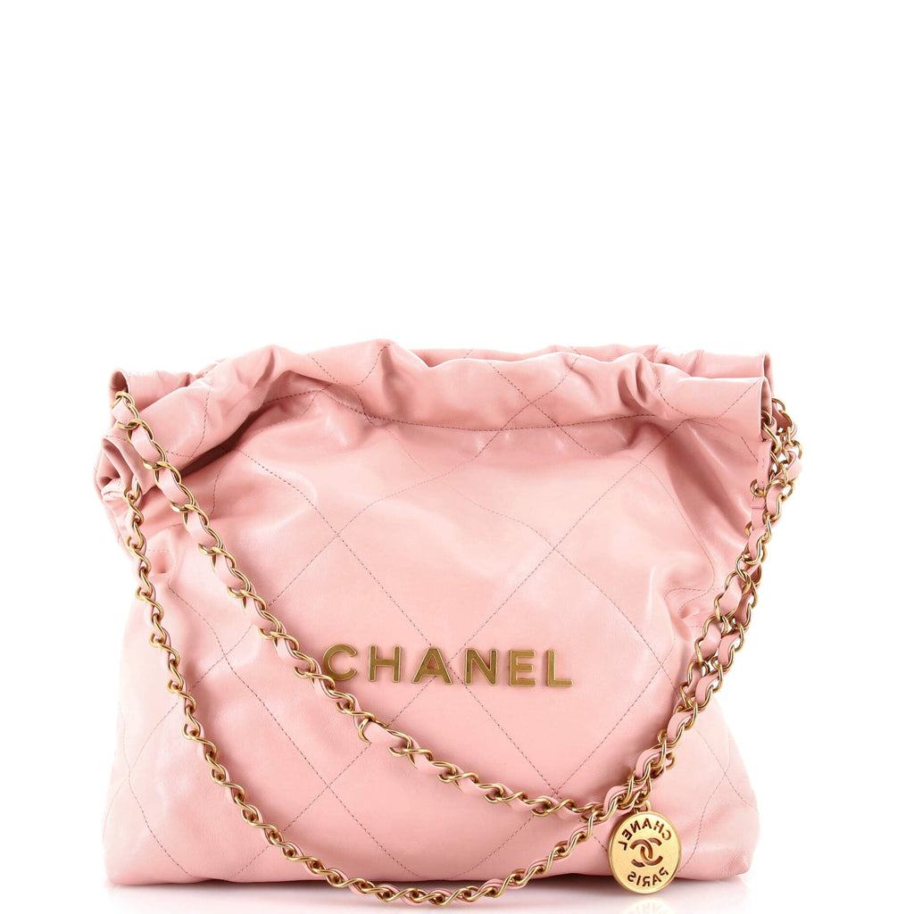 22 Chain Hobo Quilted Calfskin Small