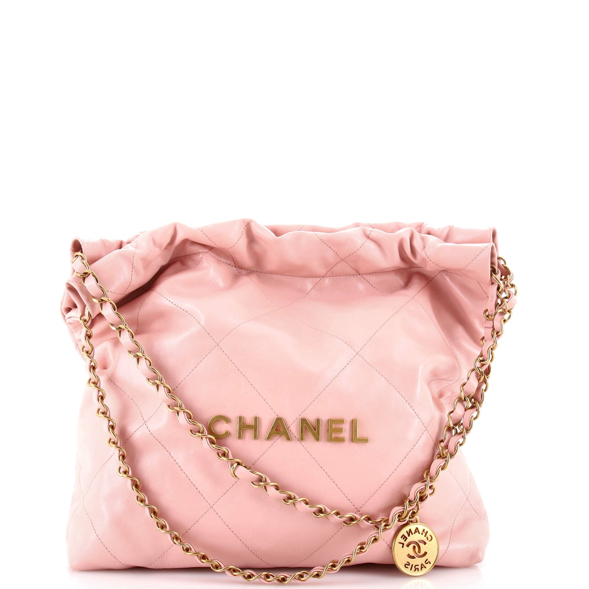 22 Chain Hobo Quilted Calfskin Small