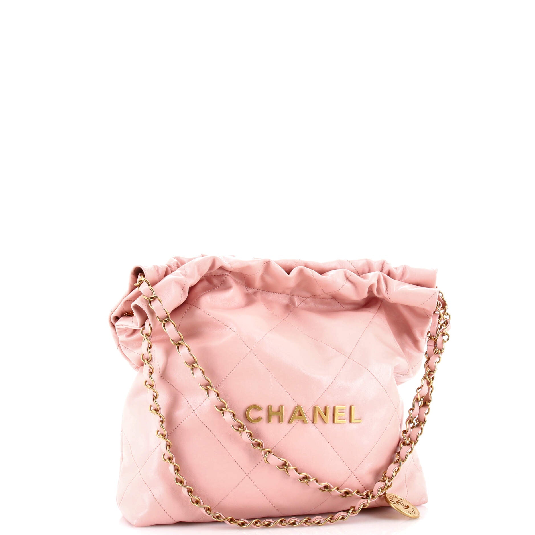 22 Chain Hobo Quilted Calfskin Small