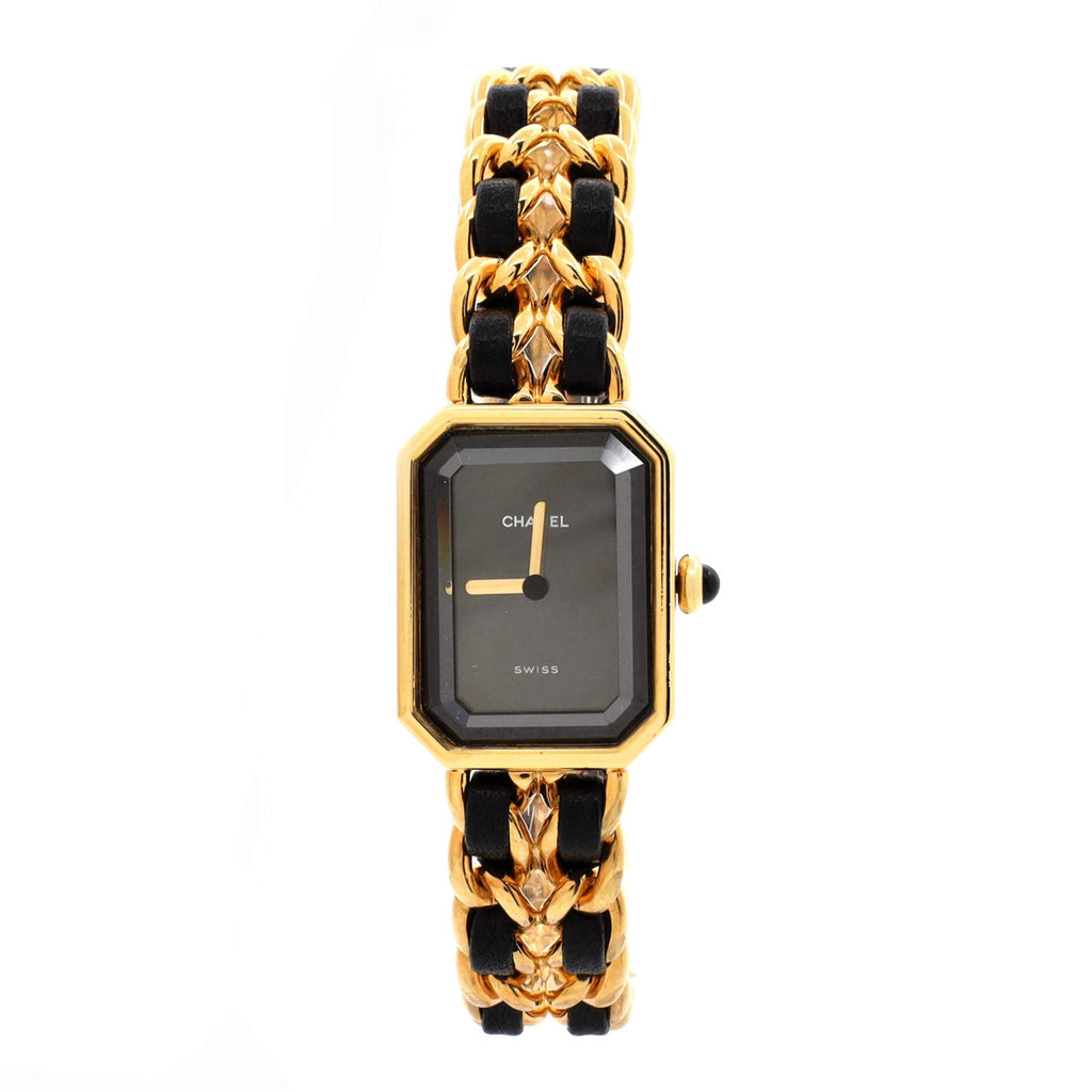 Premiere Rock Quartz Watch Plated Metal and Leather 20