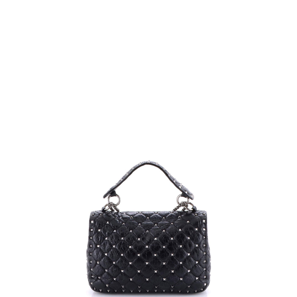 Rockstud Spike Flap Bag Quilted Leather Medium