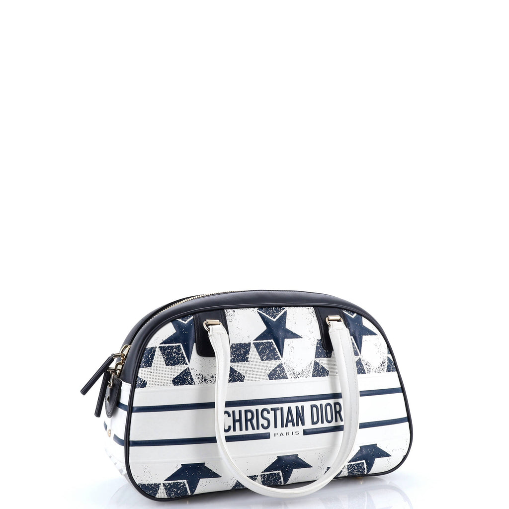 Vibe Zip Bowling Bag Printed Star Embossed Leather Medium