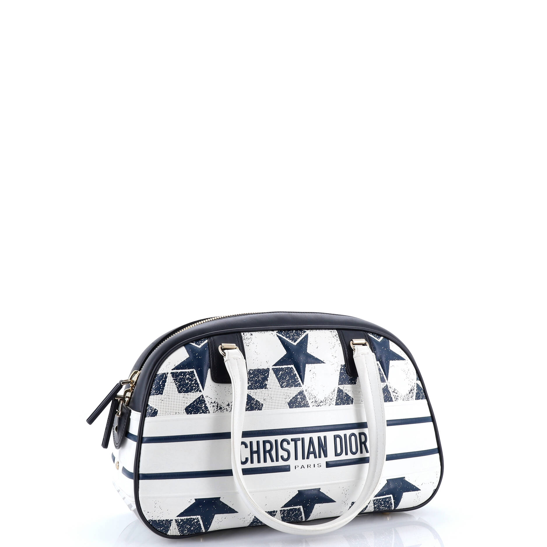 Vibe Zip Bowling Bag Printed Star Embossed Leather Medium