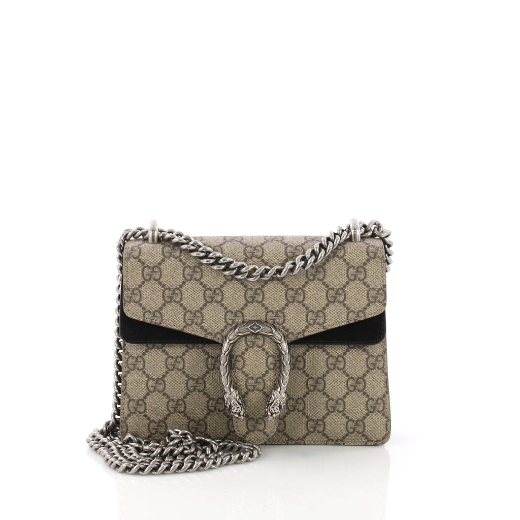 Dionysus Handbag GG Coated Canvas Mini
