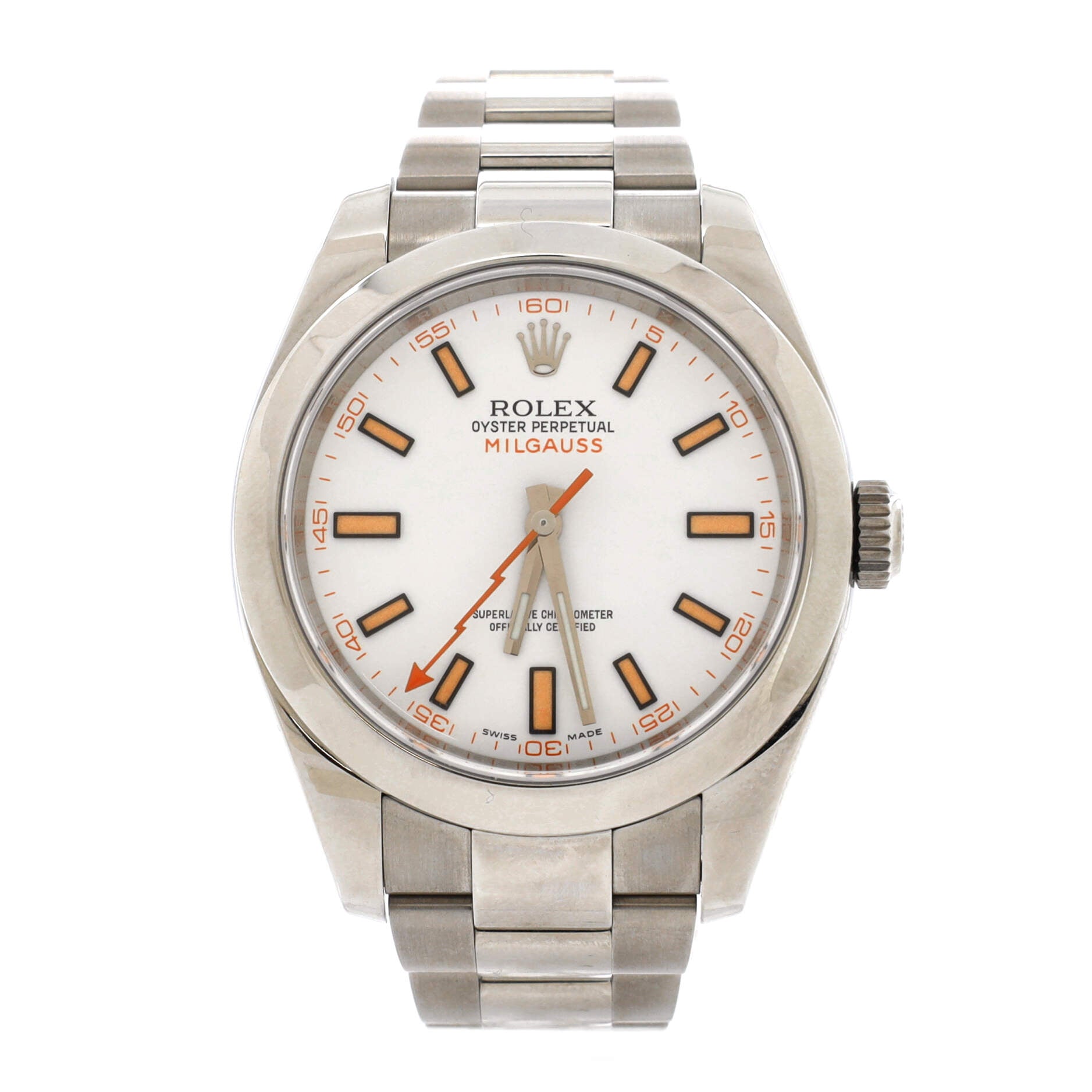Oyster Perpetual Milgauss Automatic Watch Stainless Steel 40