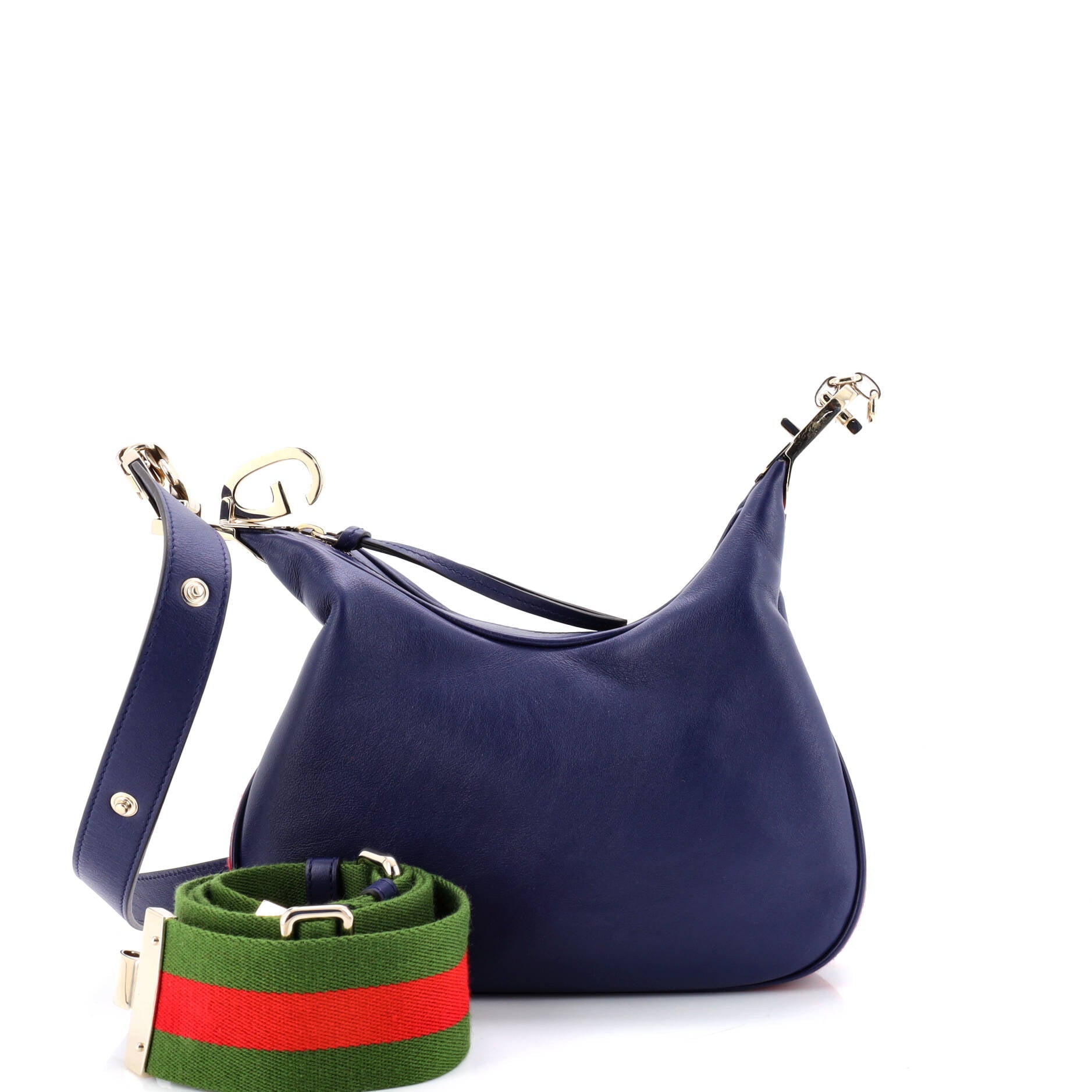 Attache Shoulder Bag Leather Small