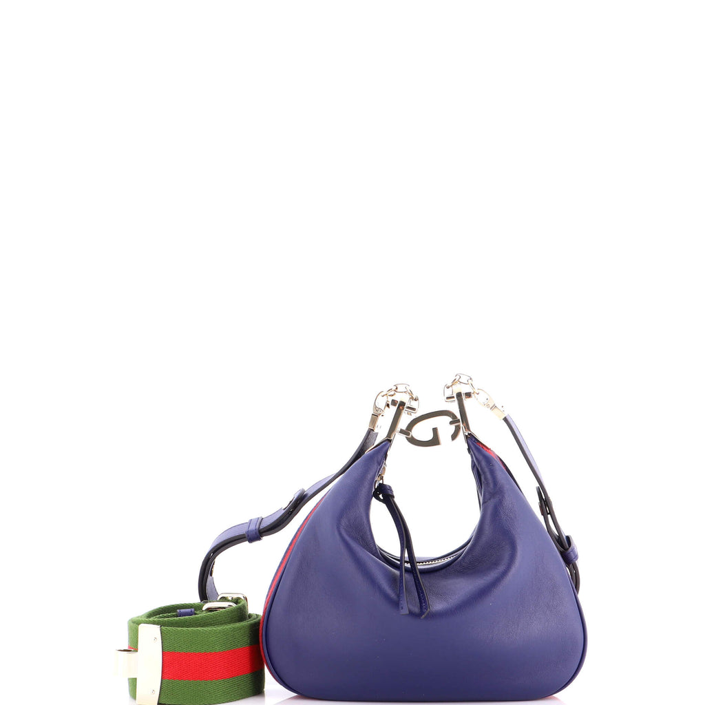 Attache Shoulder Bag Leather Small